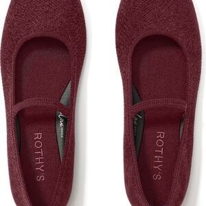 Rothy's The Point II ReVelvet Max Square toe Mary Jane with Strap. Sz 9.5 BNIB